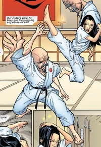 Танака (616) обучает Лору Кинни (616) из X-23 v1 2