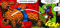 Captain Marvel vs. the Thing