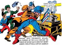 Captain America Comics Vol 1 1 Captain America and soldiers' soup