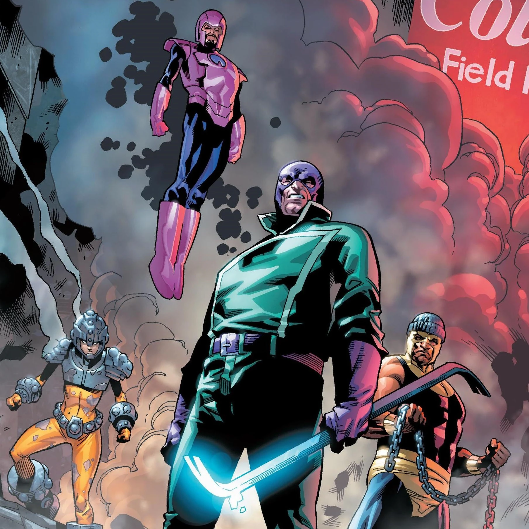 Титания марвел. Зловещая шестерка 1994. Ужасная 4. Ужасающая четвёрка марвел. Ужасная четверка марвел.