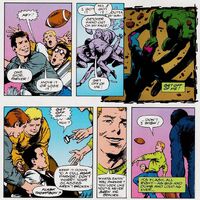 Peter Parker's flashback
