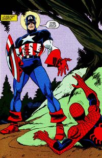 Captain America's first appearance in Maximum Carnage