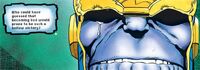 Thanos cries
