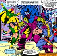 Avengers versus Drax the Destroyer