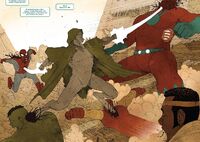 Victor Van Damme vs zombies Earth-2149