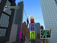 USM videogame gameplay of Spider-Man