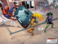 Amazing Spider-Man Vol 6 56 Spider-Man and She-Hulk vs Bulldozer