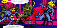 Mar-Vell and Iron Man versus Thanoss monsters