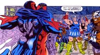 Spider-Man 2099 Vol 1 30 Flipside is hugging Spider-Man
