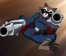 Rocket Racoon (Tierra-8096) de Avengers Earth's Mightiest Heroes (serie animada) Temporada 2 6 001