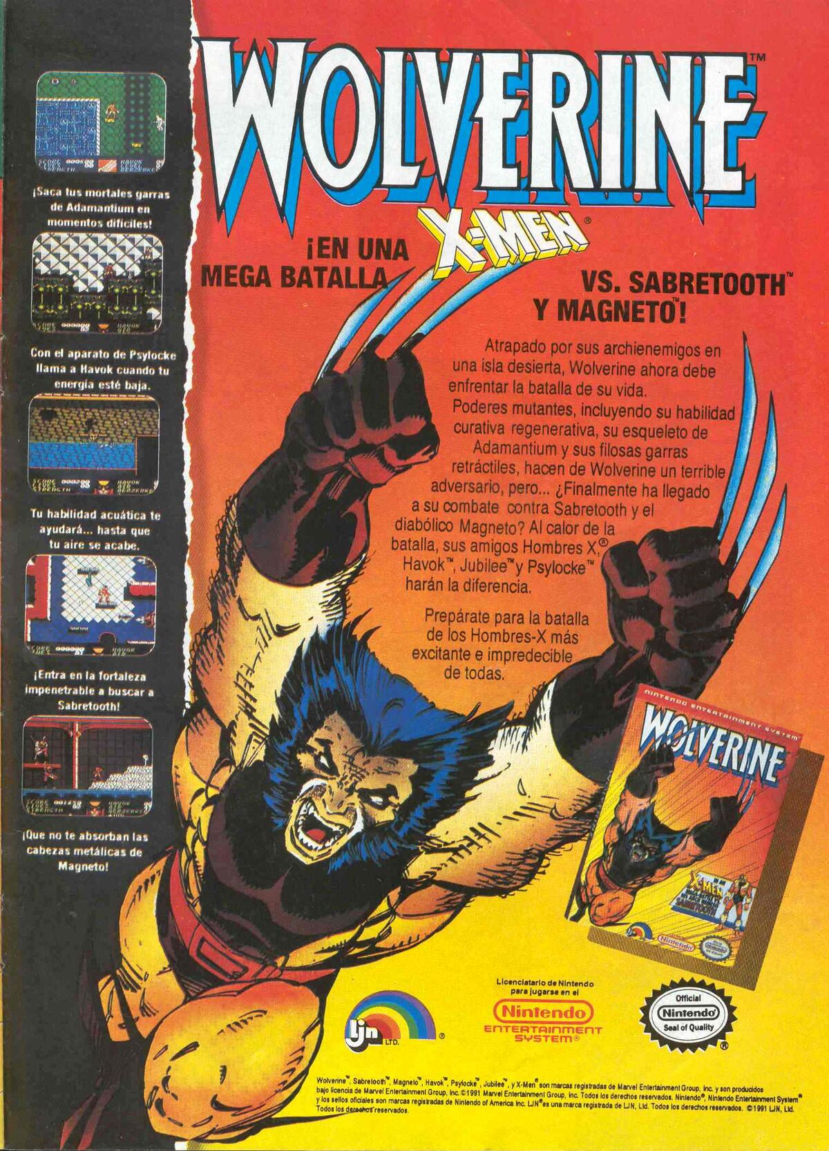 Wolverine (videojuego), Marvel Wiki