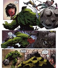 Hulk intervenes in battle of Miek and Elloe Kaifi