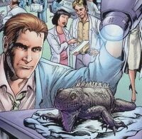 Ultimate Marvel Team-Up Vol 1 10 Doctor Conners is investigating reptile