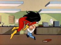 Bionic Midget vs Spider-Woman Earth-700459