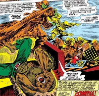 Werewolf by Night Vol 1 9 Sarnak and Legion of Fear kidnapp Lissa Russell