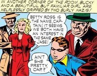 Captain America Comics Vol 1 1 Bucky and Betty Ros captured