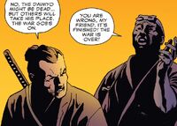 Akagi meets the monk