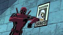 Ultimate Spider Man S2E16 Deadpool with Taskmaster's Poster