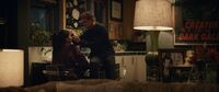 Hawkeye Season 1 2 Clint cleans Kate's wound