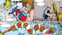 Eitri and Cannonball vs Magma and dark elves