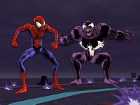 USM videogame Spider-Man vs Venom final duel