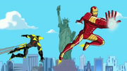 El halcon y ironman