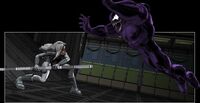 Silver Sable vs Venom in transporter TRN005