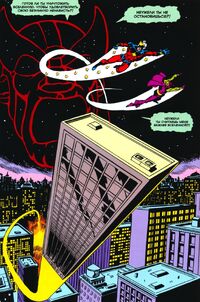 Mar-Vell and Drax the Destroyer versus Thanos