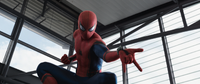 Captain America Civil War Spider-Man Chases Bucky and Falcon