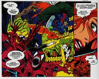 Carnage's "family" at the Deep and Mary Jane sees them