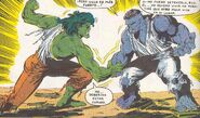 Hulk Gris vs Hulk Verde