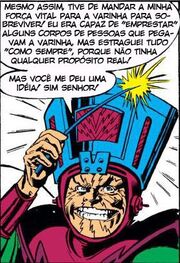 Molecule Man's Galactus inspired helmet from Avengers Vol 1 215