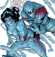 Teia de Seda e Homem-Aranha em Espetacular Homem-Aranha (Vol. 3) #7