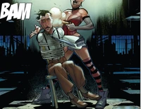 Камелия стреляет Джоне в голову.