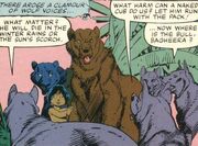 Marvel Fanfare Vol 1 8 Baloo and Bageera are defending Mawgley
