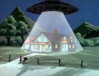 SW season 1 12 UFO over the house