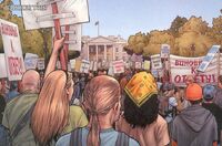 Rally around the White house