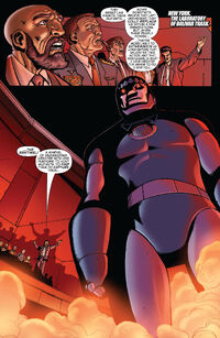 Bolivar Trask demonstrates a Sentinel