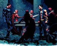 New Avengers Vol 3 8 Black Panther and Namor Jellyfish Jam