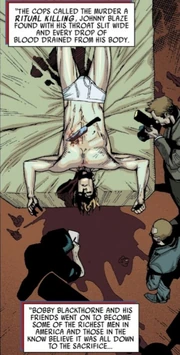 Труп Блейза.