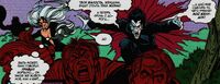 Black Cat and Morbius versus townspeople