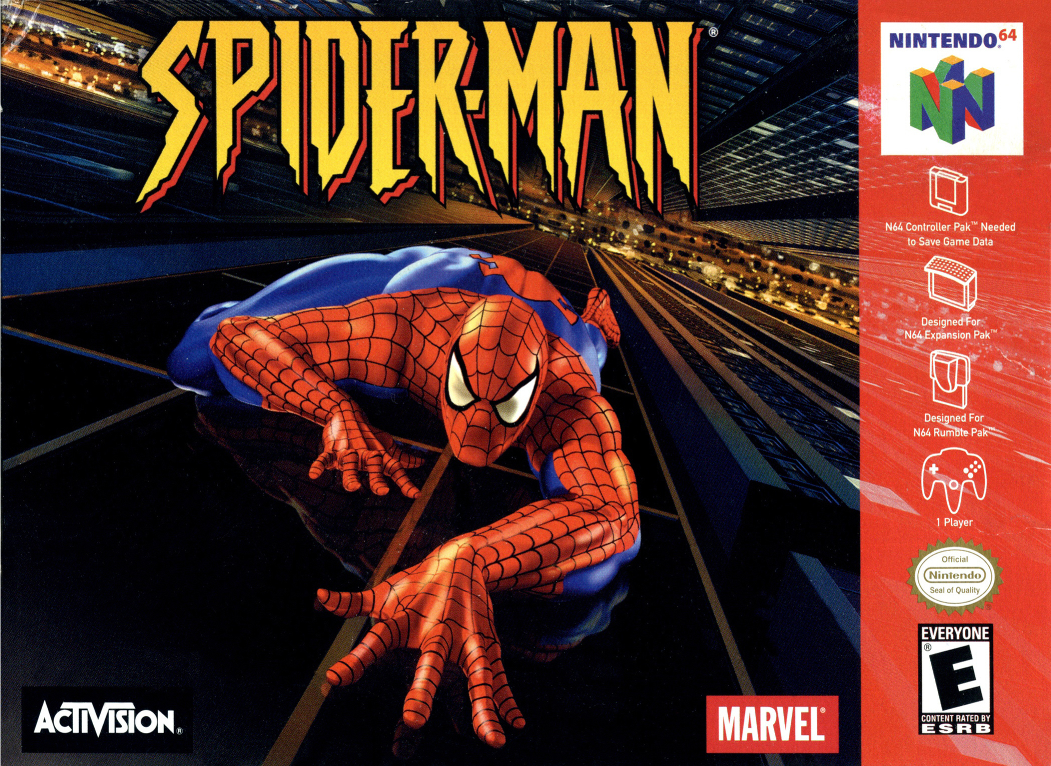 Человек паук nintendo. Spider man Nintendo 64. Ultimate Spider man Nintendo 64. Spider man 2000. Spider-man n64 обложка.