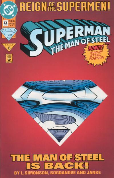 MAN OF STEEL #26 DC COMICS 1993 NM+ Details about   SUPERMAN 