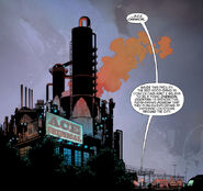 Ace Chemical Processing Plant New Earth Gotham City