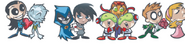 Kwiz Kid Teen Titans (TV Series) Comics-only chibi version