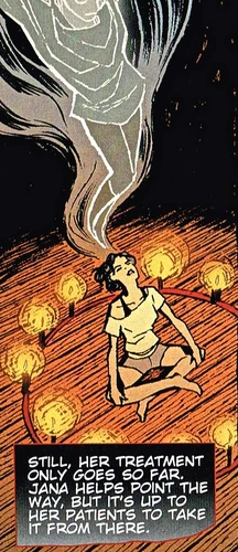 Through meditation, Zatanna is able to astral project to other planes of existence.