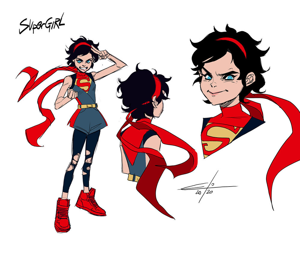 Supergirl (Teen Justice) Minecraft Skin