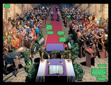 Sue Dibny's Funeral