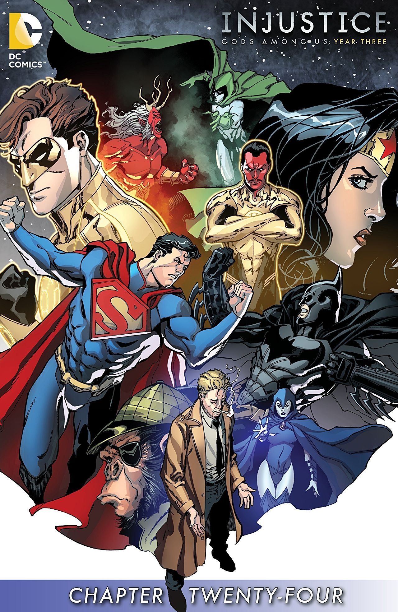 DC COMICS GODS AMONG US YEAR FOUR #12 INJUSTICE