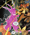 Yz and many Magic heroes help Superman and Batman defeat Doom-Mite
